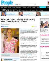 Principal Dawn Lafferty Hochsprung Was Loved By Kids: People Magazine