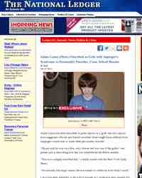 Adam Lanza Photo Described as Goth with Asperger: The National Ledger